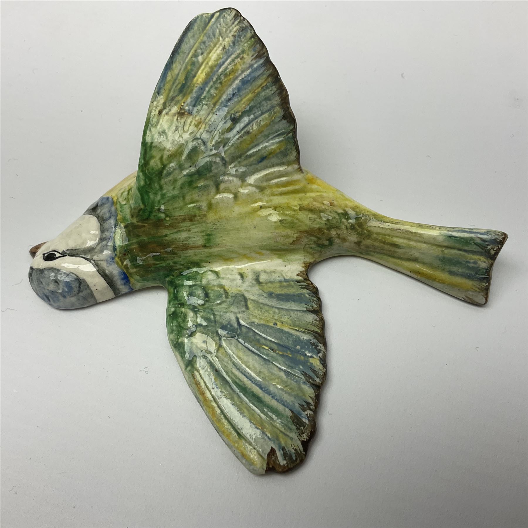 Beswick three flying blue tit wall plaques - Image 11 of 11