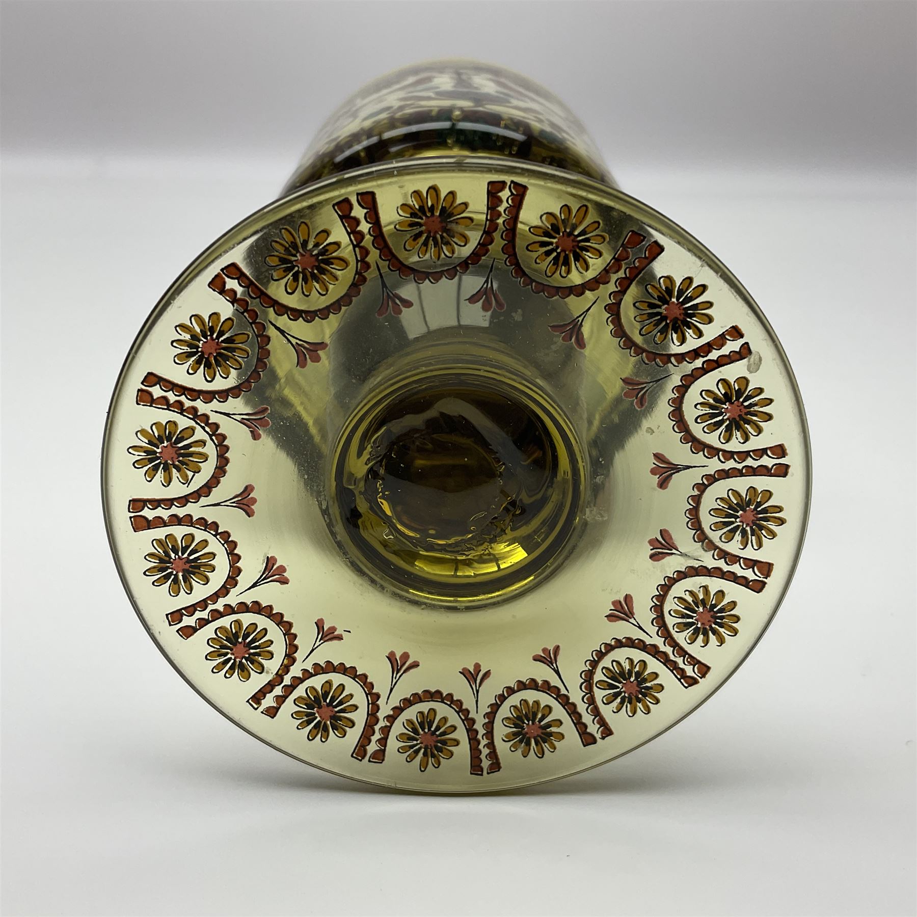 19th Century Bohemian amethyst glass lidded goblet - Image 25 of 25