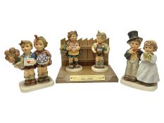 Four Hummel figures by Goebel