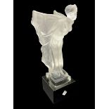 Desna night butterfly frosted glass figure