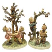 Two large Hummel figure group by Goebel