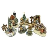 Eight Christmas Hummel figures by Goebel