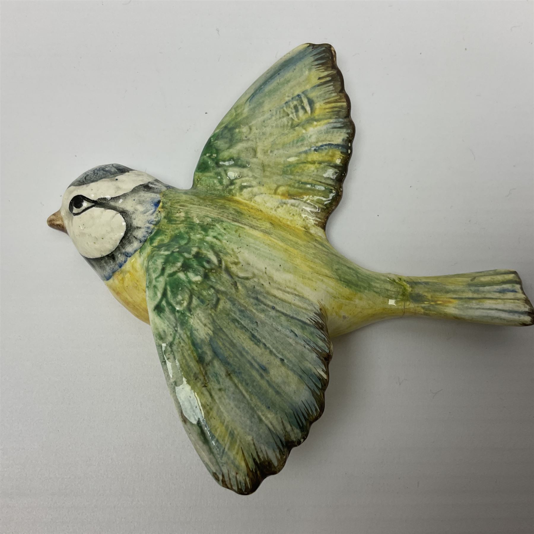 Beswick three flying blue tit wall plaques - Image 5 of 11