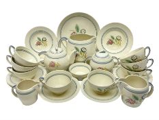 Susie Cooper Nosegay pattern tea service