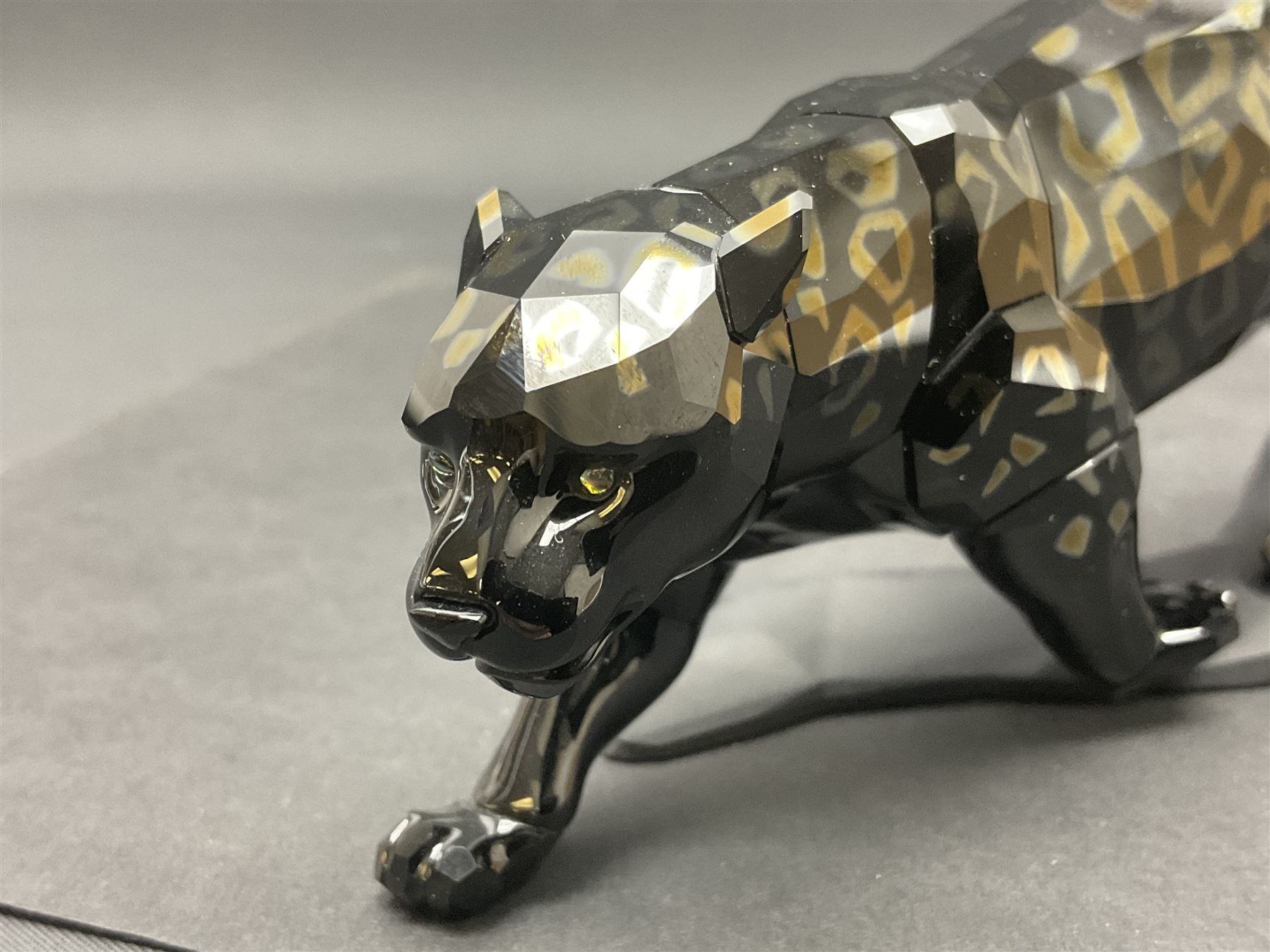 Swarovski Crystal black jaguar - Image 6 of 7