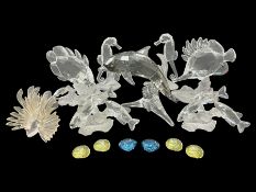 Swarovski Crystal sea creatures