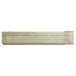 Very large wooden slide rule