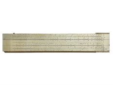 Very large wooden slide rule