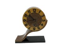 English - Art Deco cantilever 8-day mantle clock