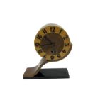 English - Art Deco cantilever 8-day mantle clock