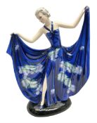 20th century American Goldscheider Art Deco figure