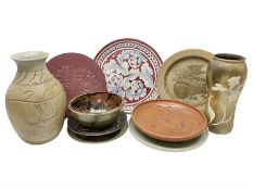 Collection of studio pottery