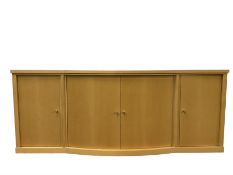 Large beech sideboard