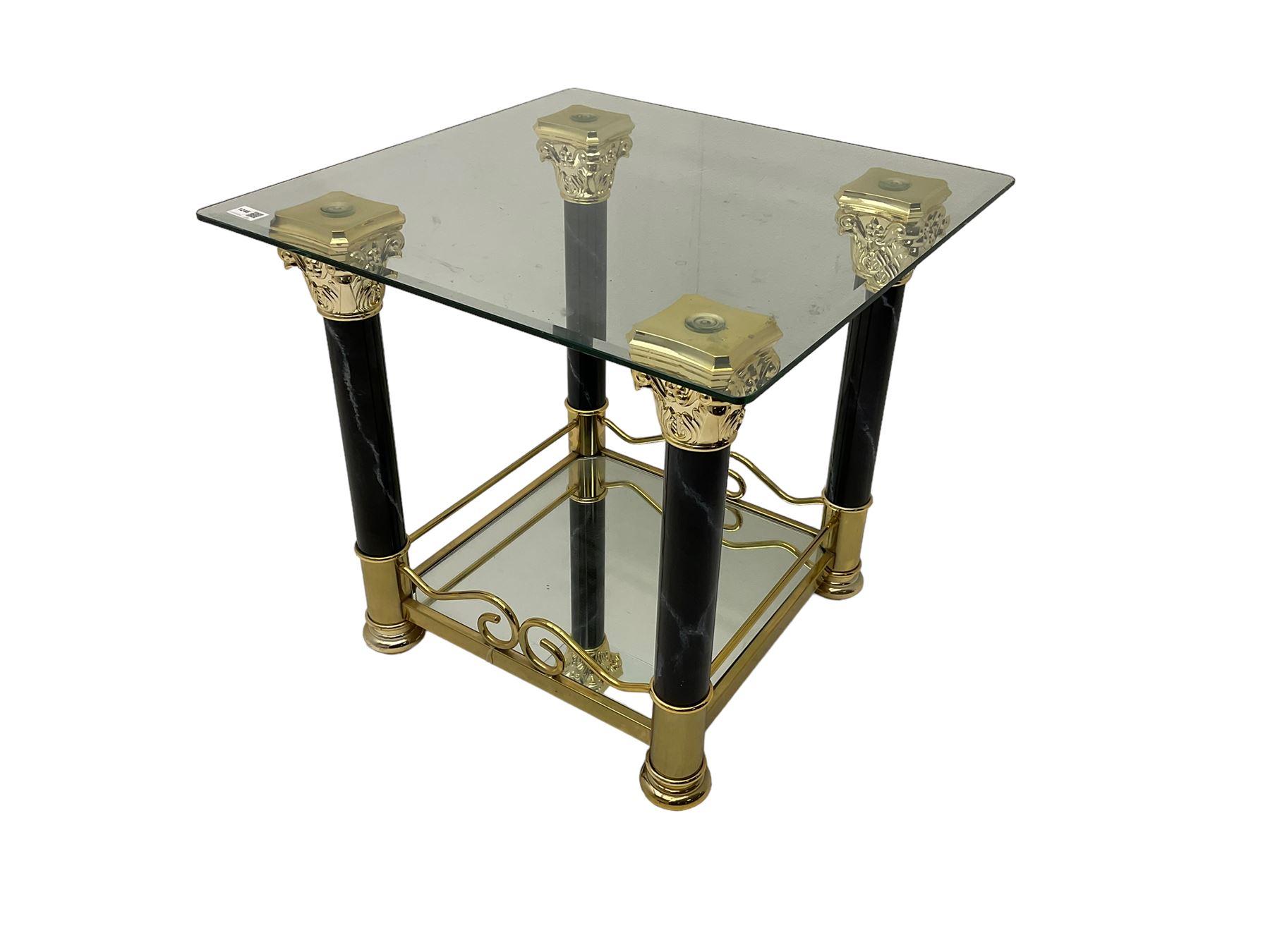 Contemporary two-tier coffee table - Image 2 of 5