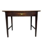 19th century mahogany side table