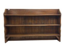 Oak three heights open bookcase