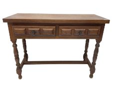 Spanish oak side table