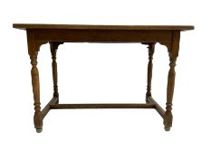 Early 20th century oak kitchen table