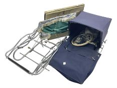 Silver Cross blue pram