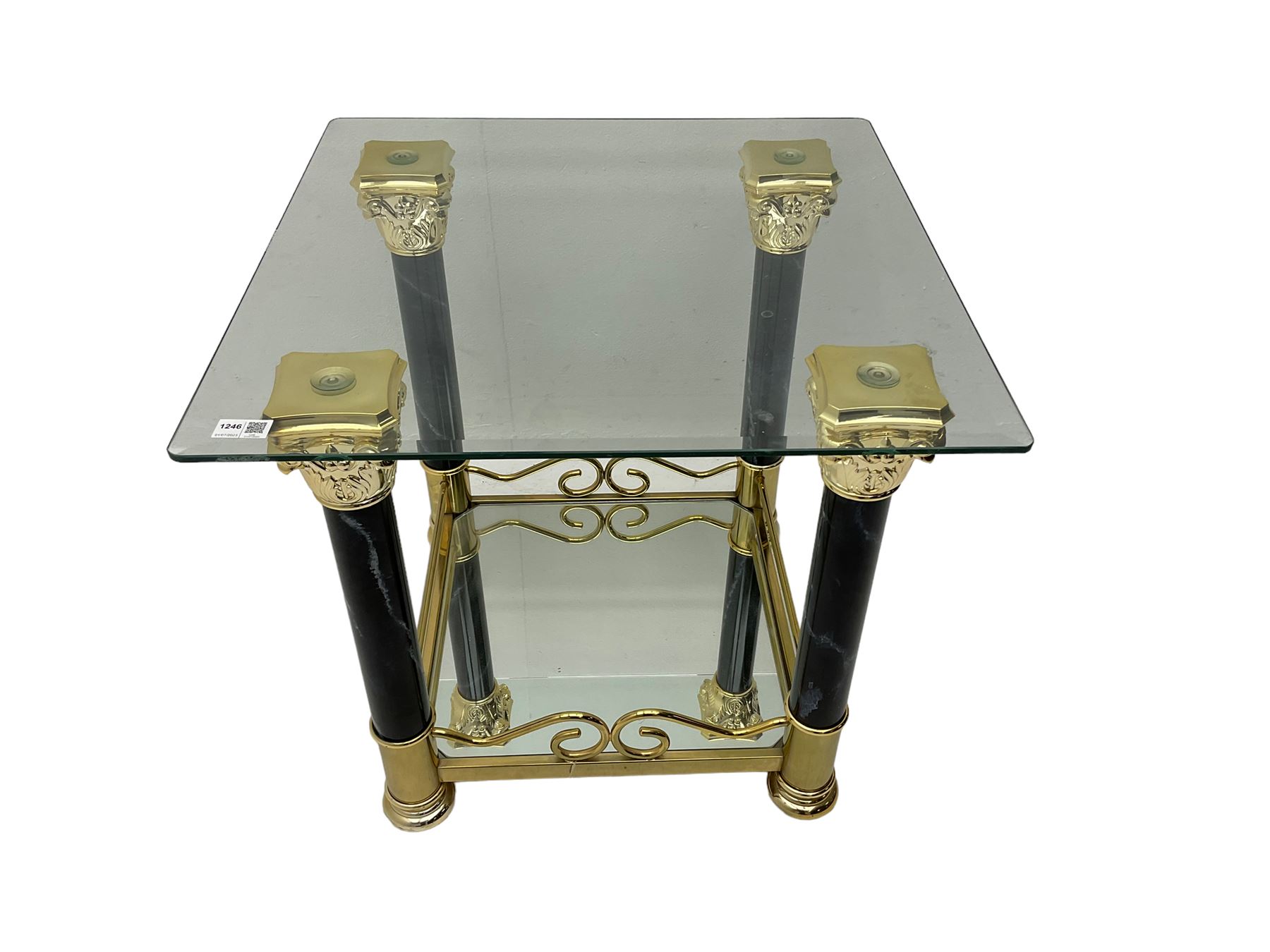 Contemporary two-tier coffee table - Image 4 of 5