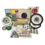 Miscellaneous collectors items including 1953 and 1968 coin sets