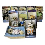 Ten Meercat toys including Sergi