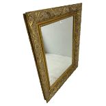 Heavy gilt framed mirror