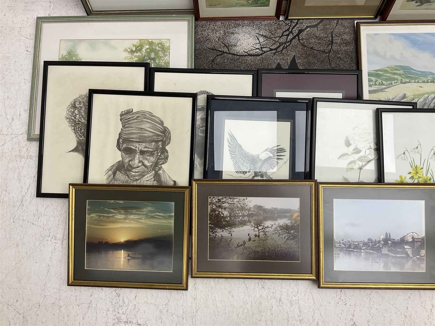 Quantity of framed prints to include watercolours - Image 6 of 6