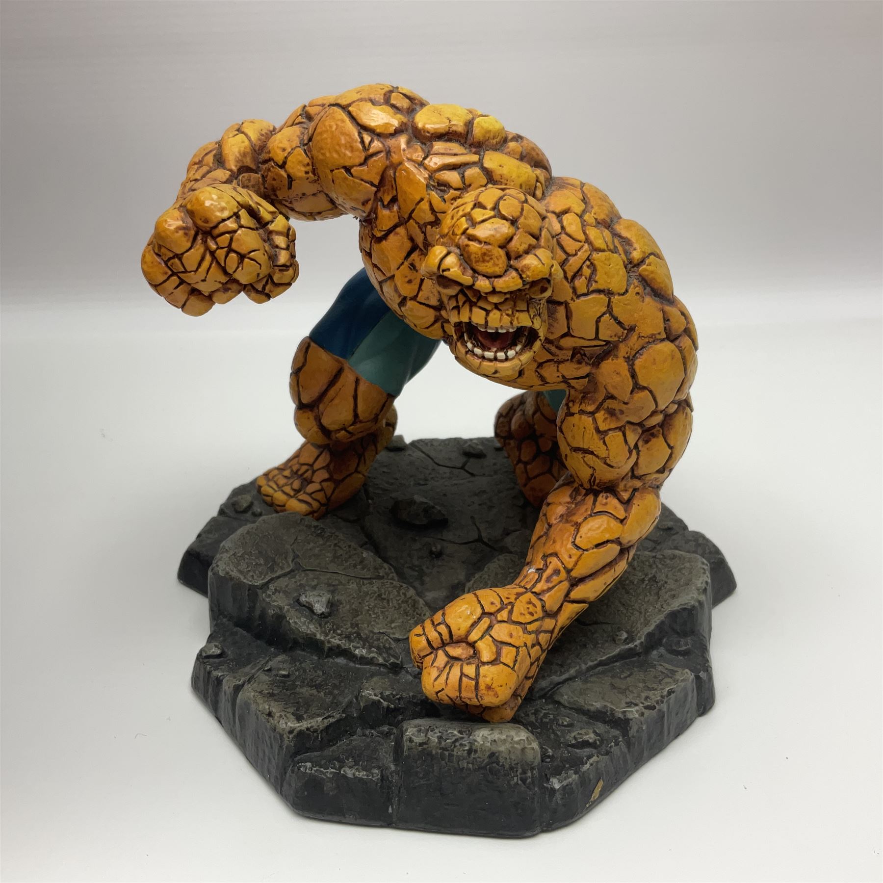 Corgi Marvel Heroes Fantastic Fours' 'The Thing' hand painted limited edition 537/2500 metal statue - Image 2 of 10