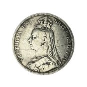 Queen Victoria 1891 crown coin