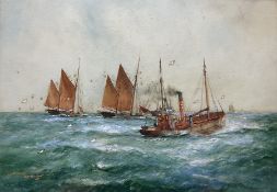 William Minshall Birchall (American 1884-1941): 'East Coast Fishers'