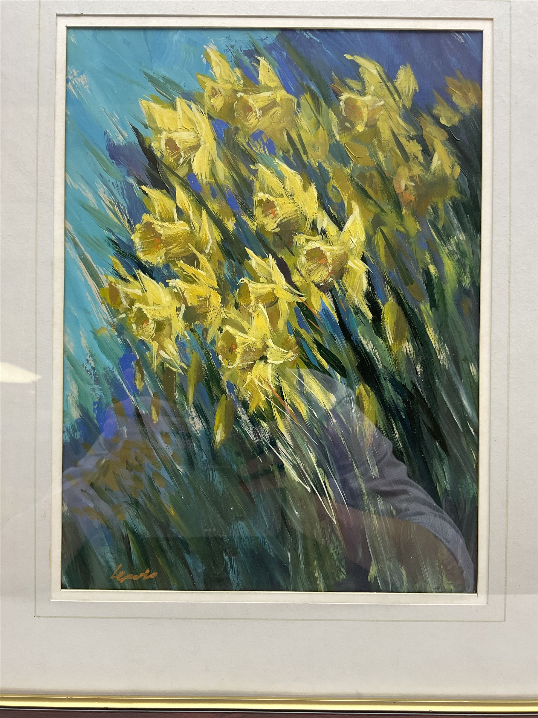 Dennis Lewis (Bristol Savages 1928-2014): Daffodils - Image 3 of 3