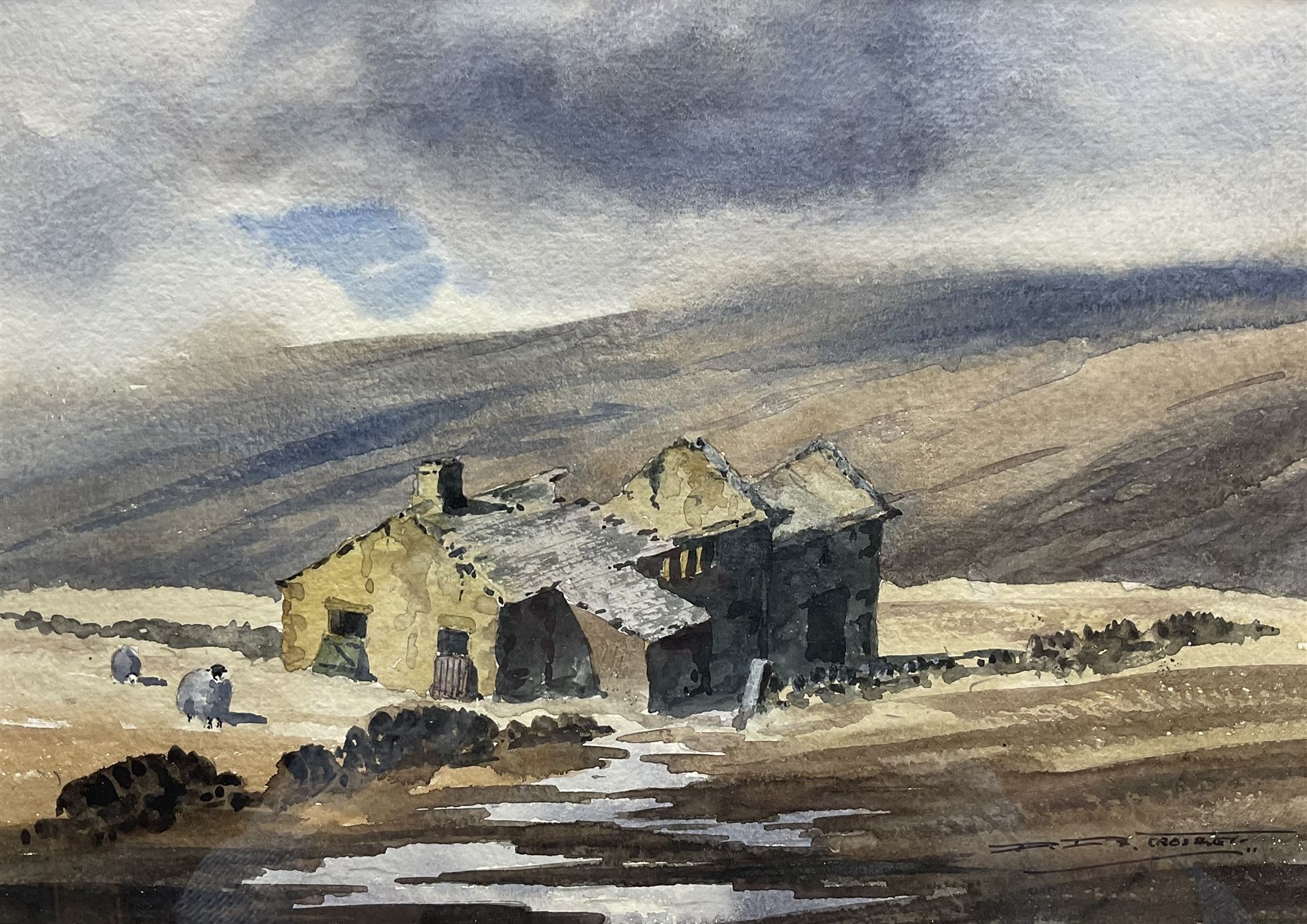 Donald Crossley (British 1932-2014): 'Mist on the Moor'