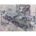 John Palmer RWA (Bristol Savages 1939-2021): 'Operations' - Railway Study