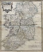 Robert Morden (British c.1650-1703): 'The Kingdom of Ireland'