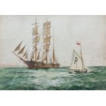 William Minshall Birchall (American 1884-1941): 'An Incoming Voyager'