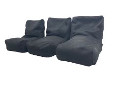 Ambient Lounge - set three beanbags with backrest form