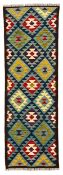 Chobi Kilim multi-colour runner rug
