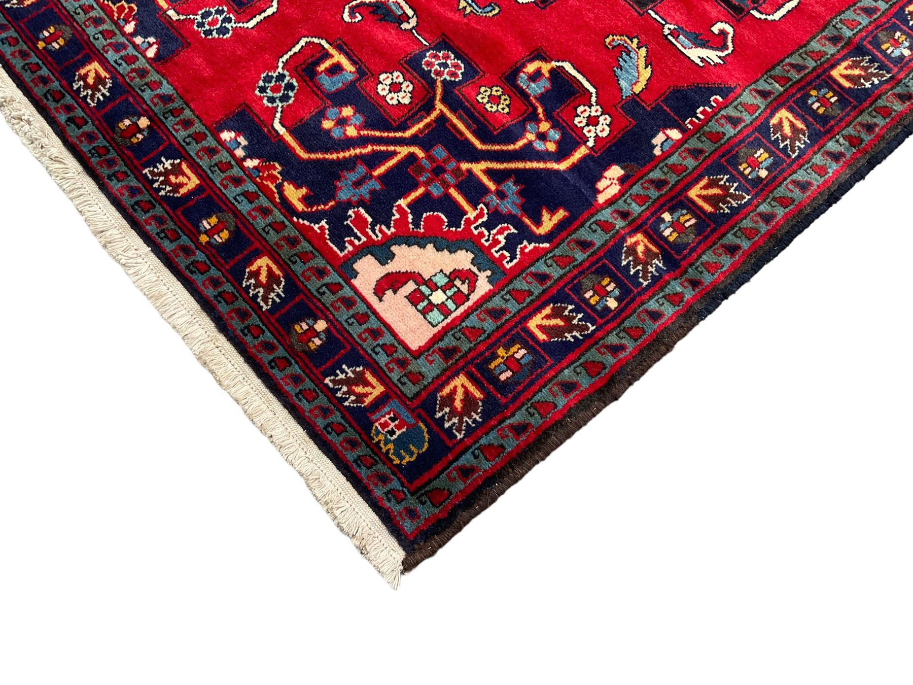 North West Persian Tafresh crimson ground rug - Image 2 of 6