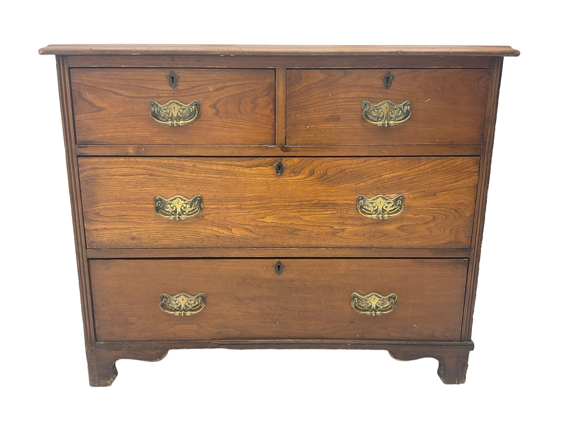 Edwardian elm chest