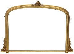 Victorian design gilt overmantel mirror