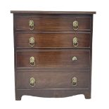 Early 19th century mahogany commode chest