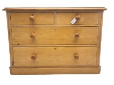 Victorian pine chest