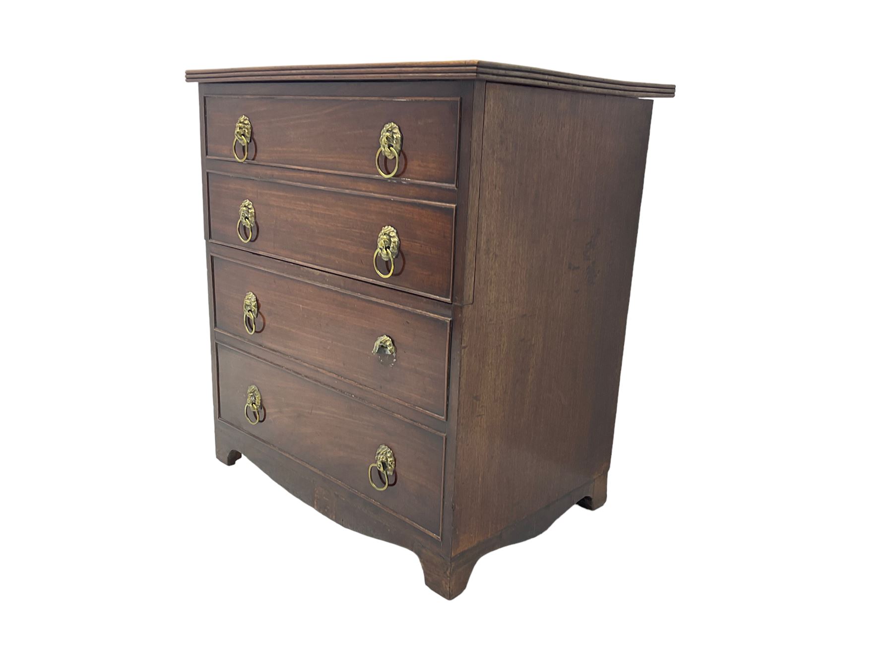 Early 19th century mahogany commode chest - Image 3 of 7