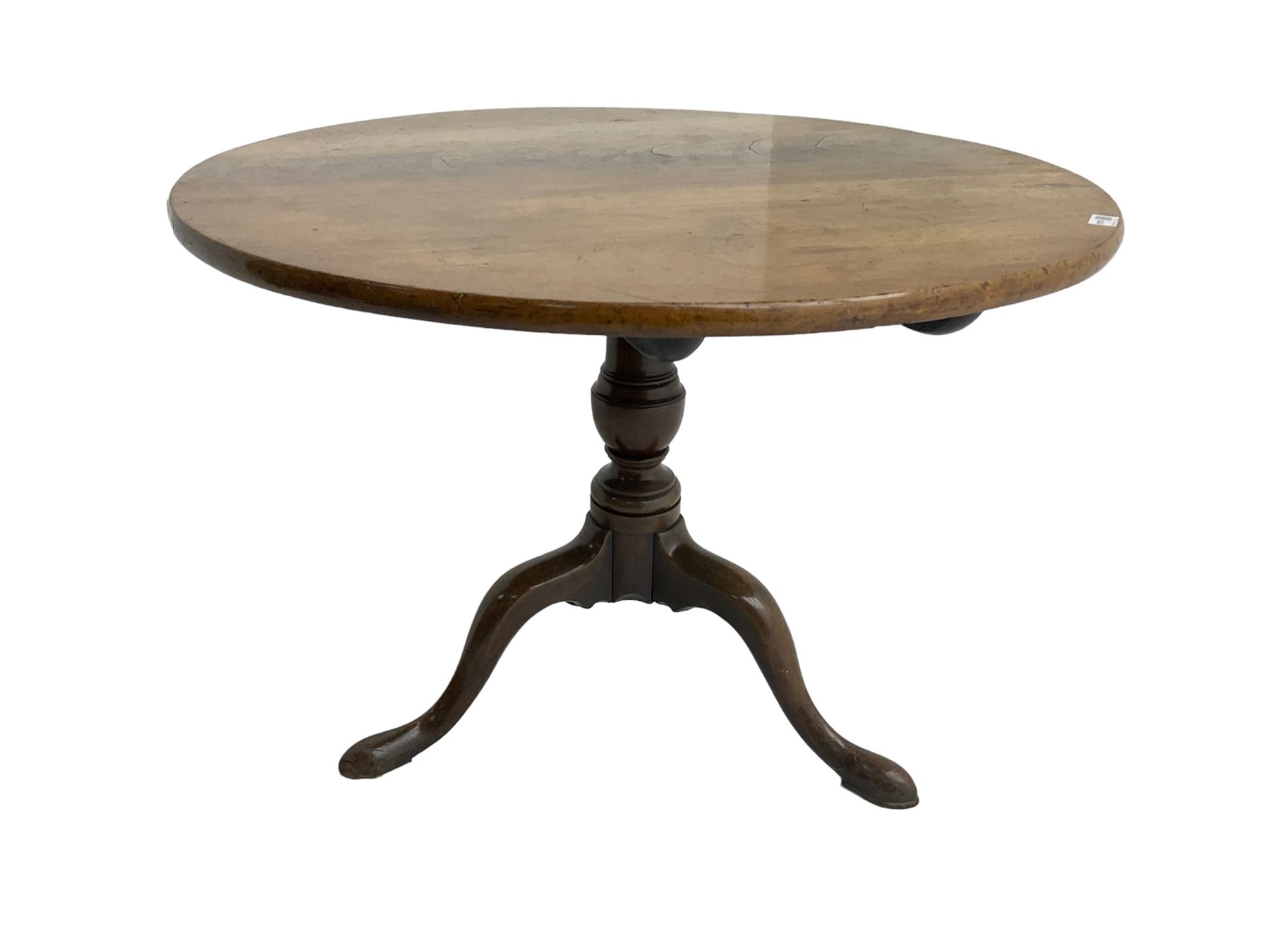 19th century mahogany pedestal table - Image 2 of 4