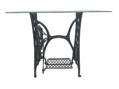 Singer - early 20th century cast iron sewing machine table