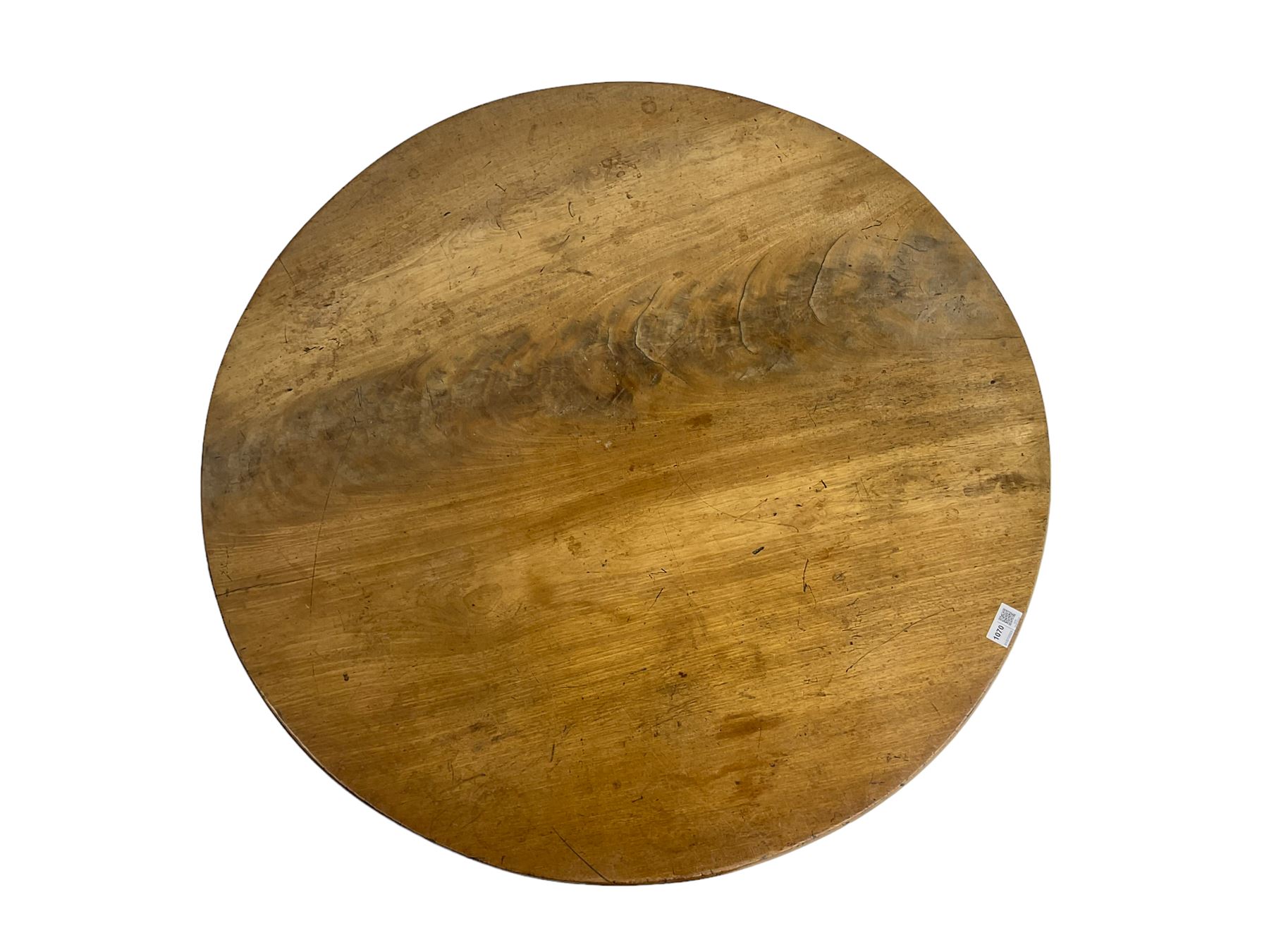 19th century mahogany pedestal table - Image 3 of 4