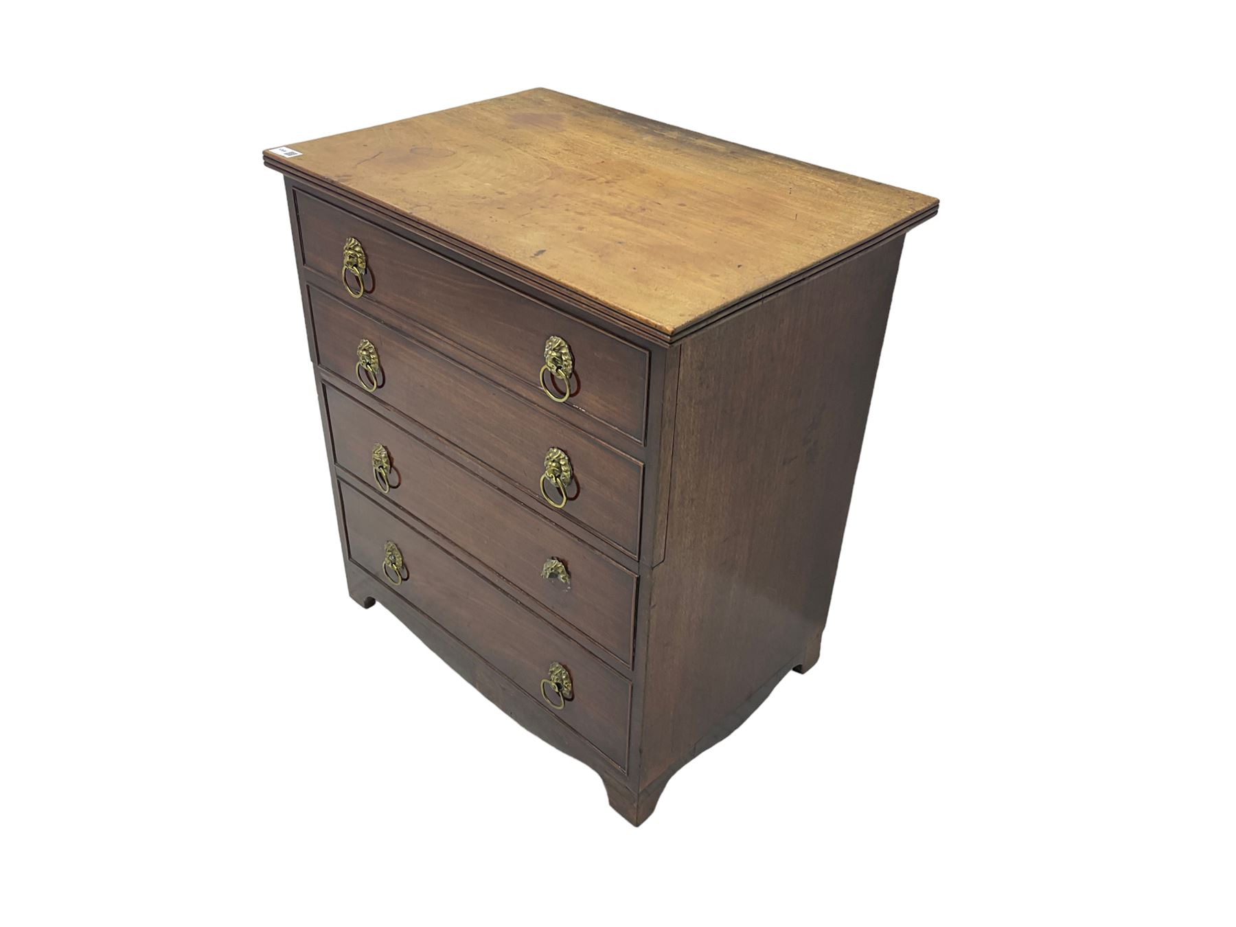 Early 19th century mahogany commode chest - Image 6 of 7