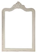 French design white finished mirror