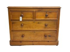 Victorian pine chest